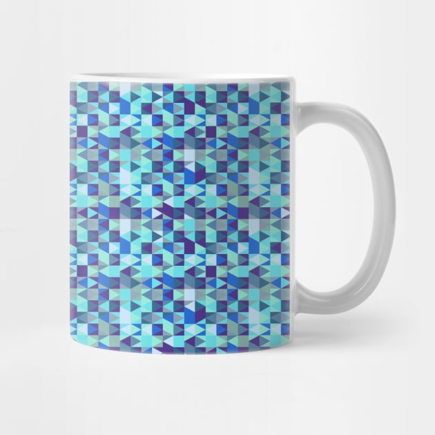 Abstract Blue Diamond Pattern by saradaboru